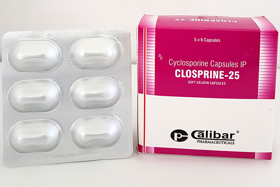 CLOSPRINE-25/100 Cap.